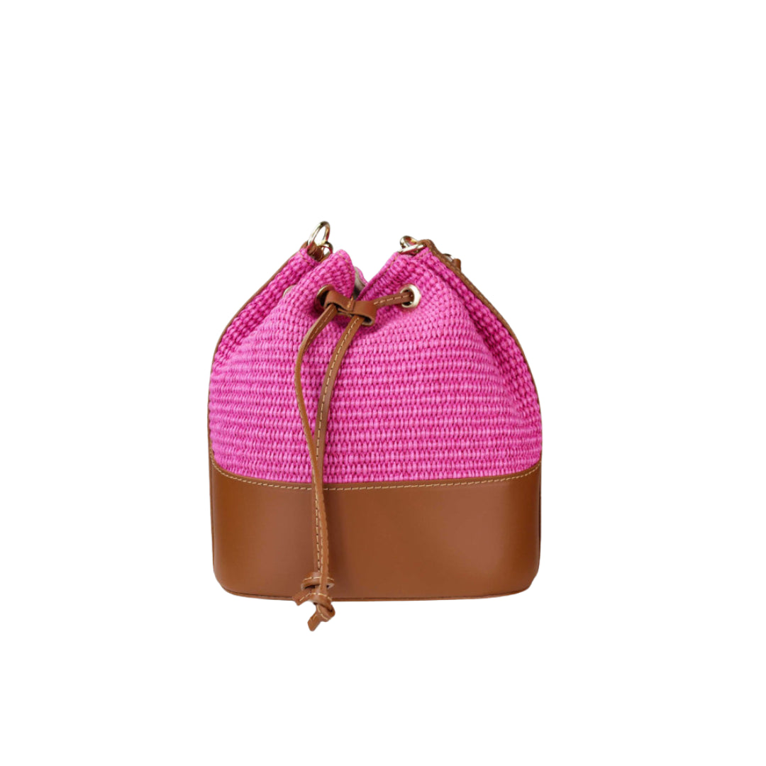Borsa A Secchiello In Rafia E Pelle

5854BEIGE