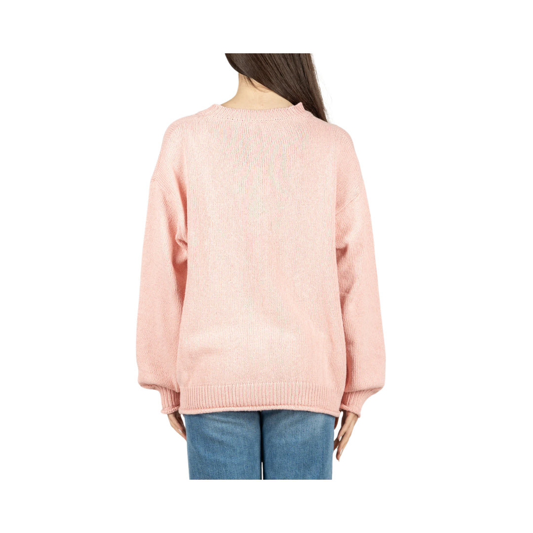 Vicolo Maglia Over Girocollo Bordi a Coste 
5AB5010