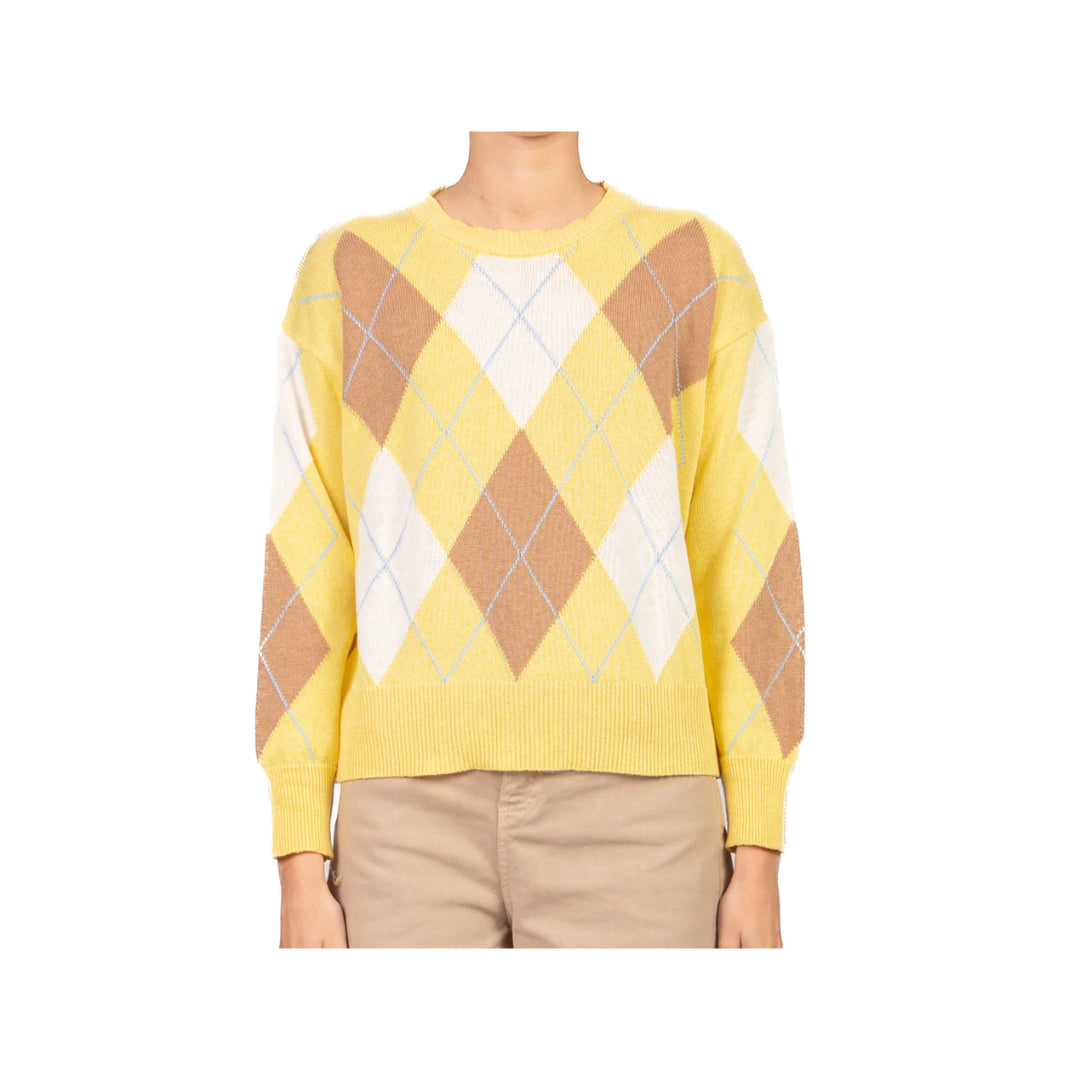 Maglia Rombi Girocollo VICOLO

7AB7059GIALLO