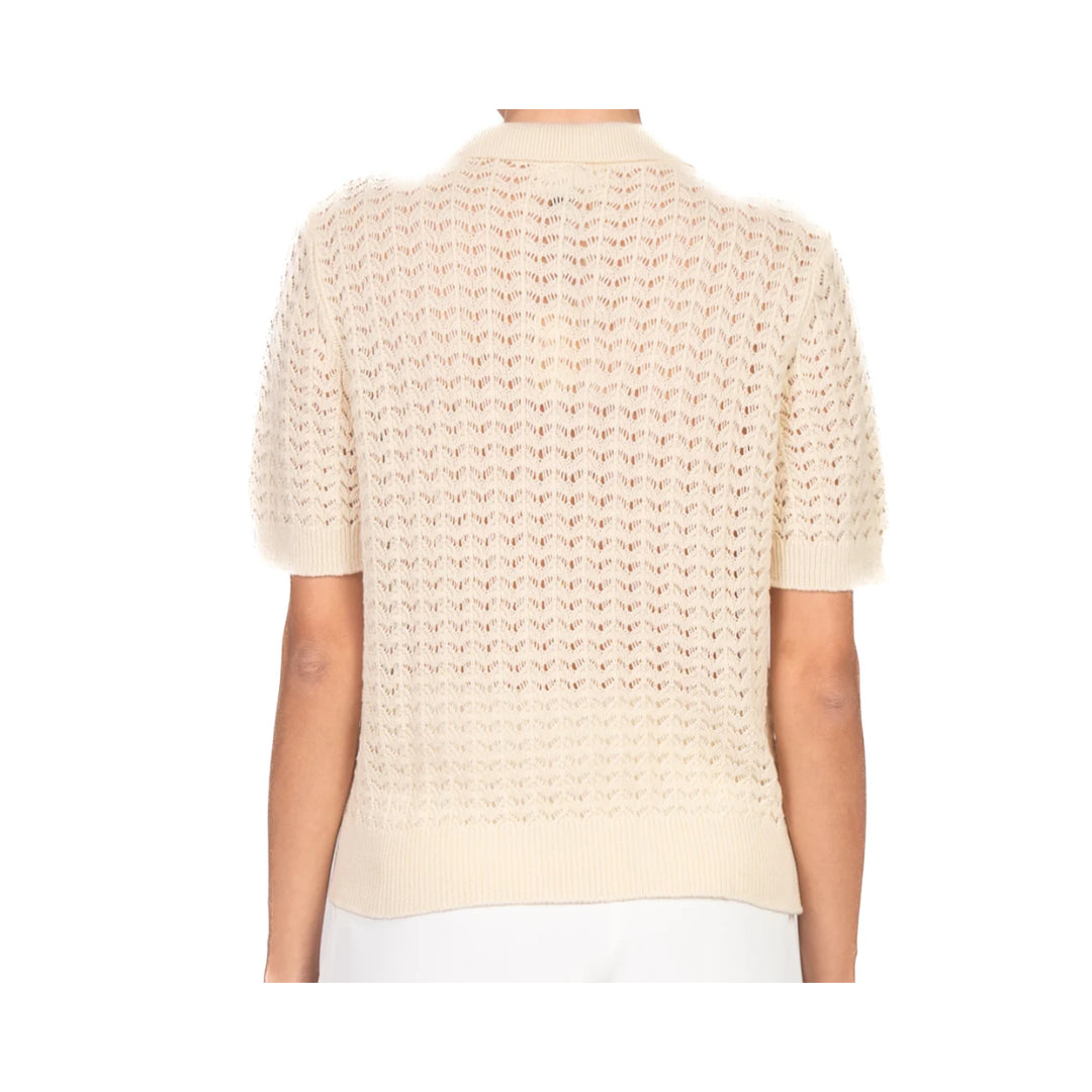 Maglia Polo Crochet  VICOLO

7AB7083BURRO