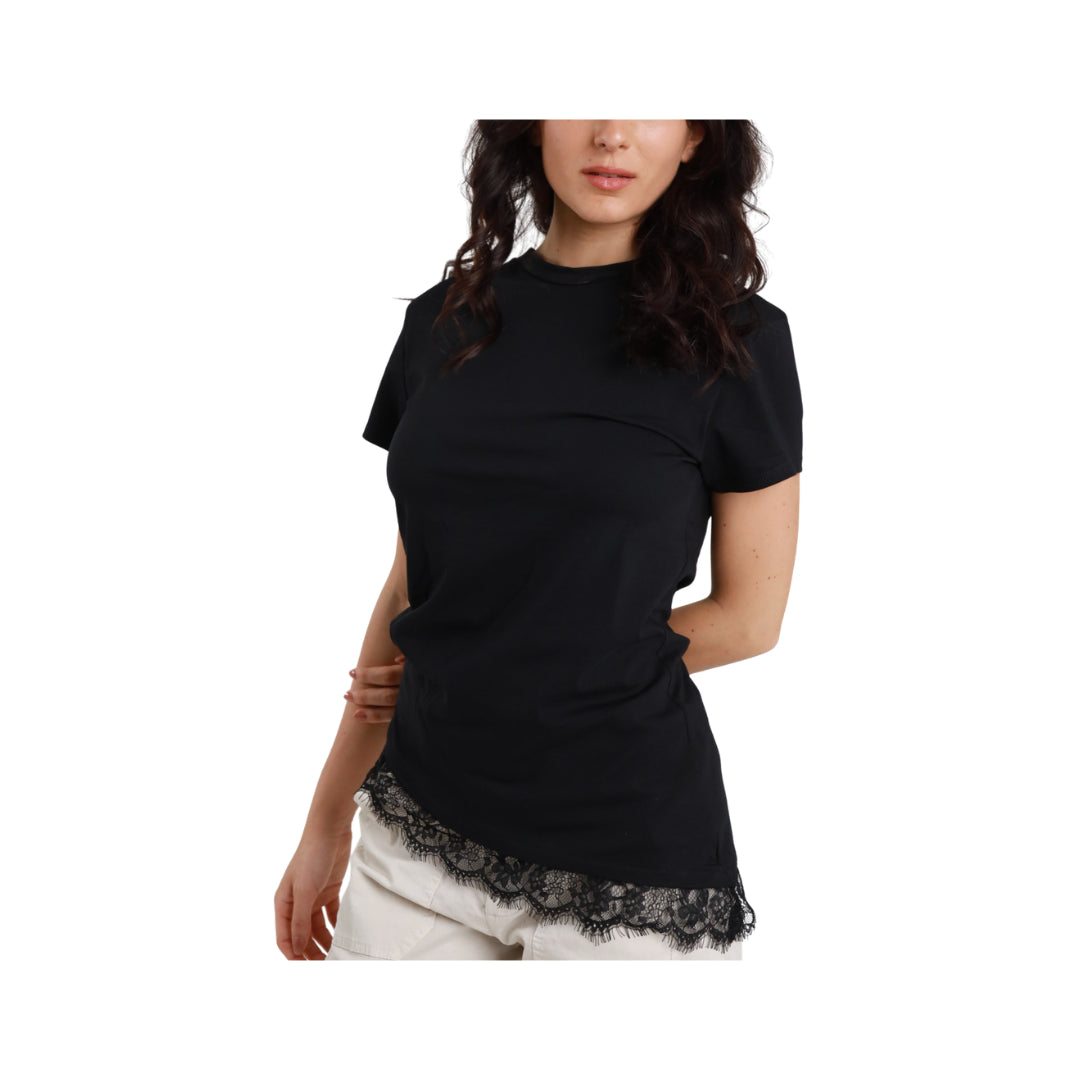 T-Shirt Con Ripresa + Pizzo Susy Mix

95000U75