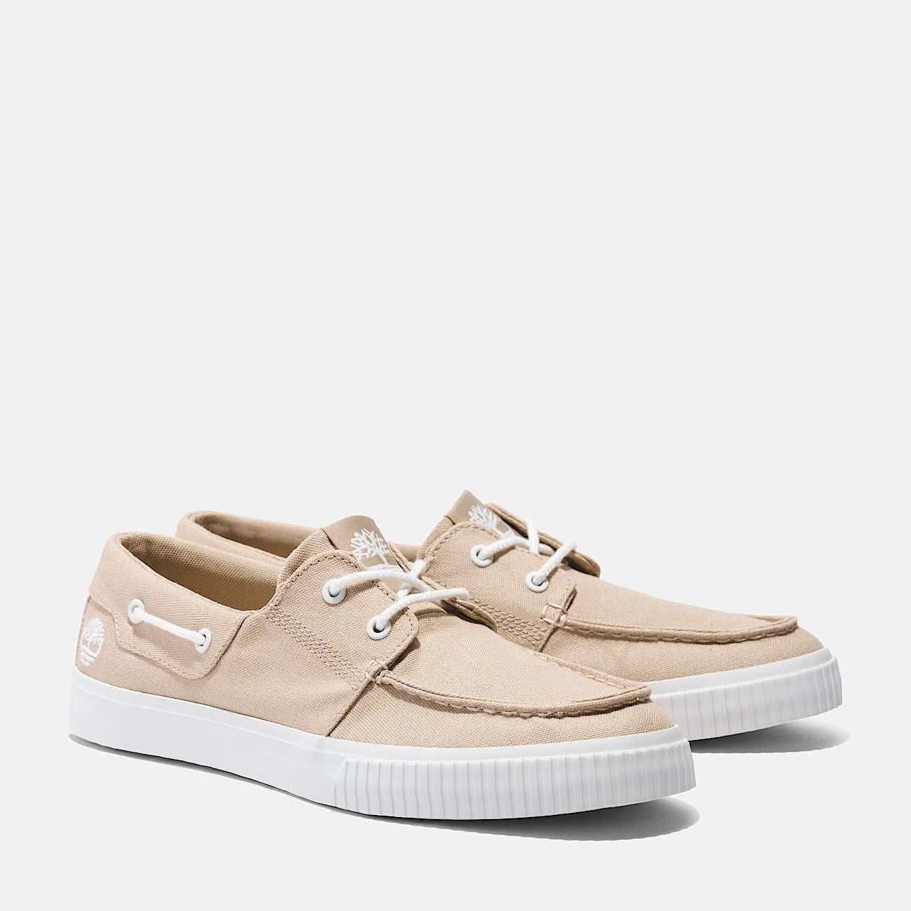 Timberland Sneakers Light Beige Canvas