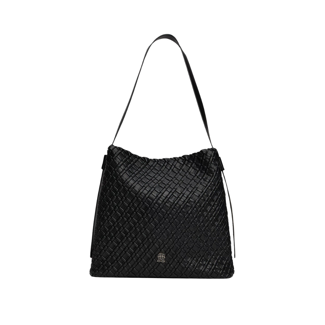 Tommy Hilfiger Borsa Hobo Intrecciata Con Monogramma TH

AW0AW18161