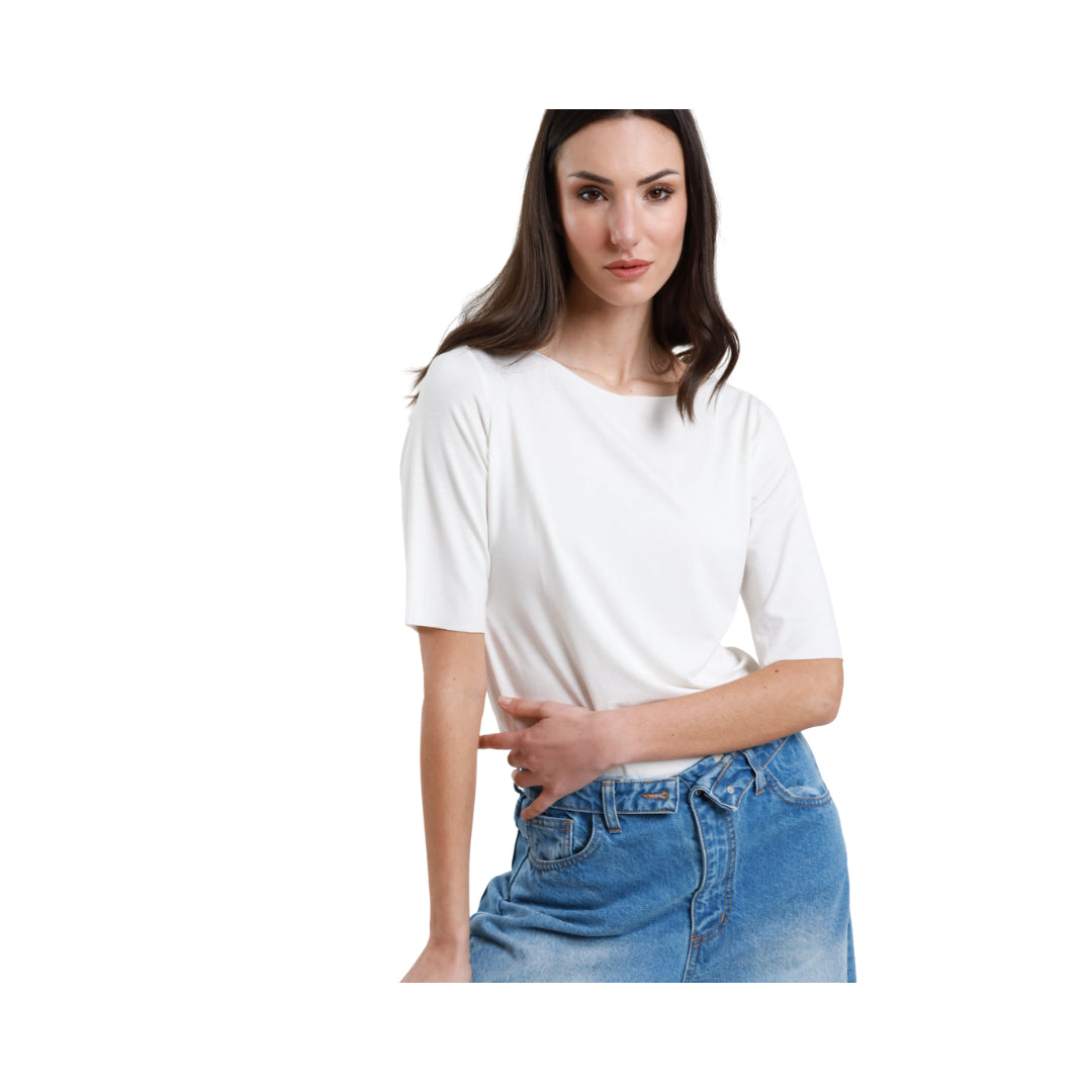 T-Shirt Maniche A 3/4 Susy Mix

B05096LATTE