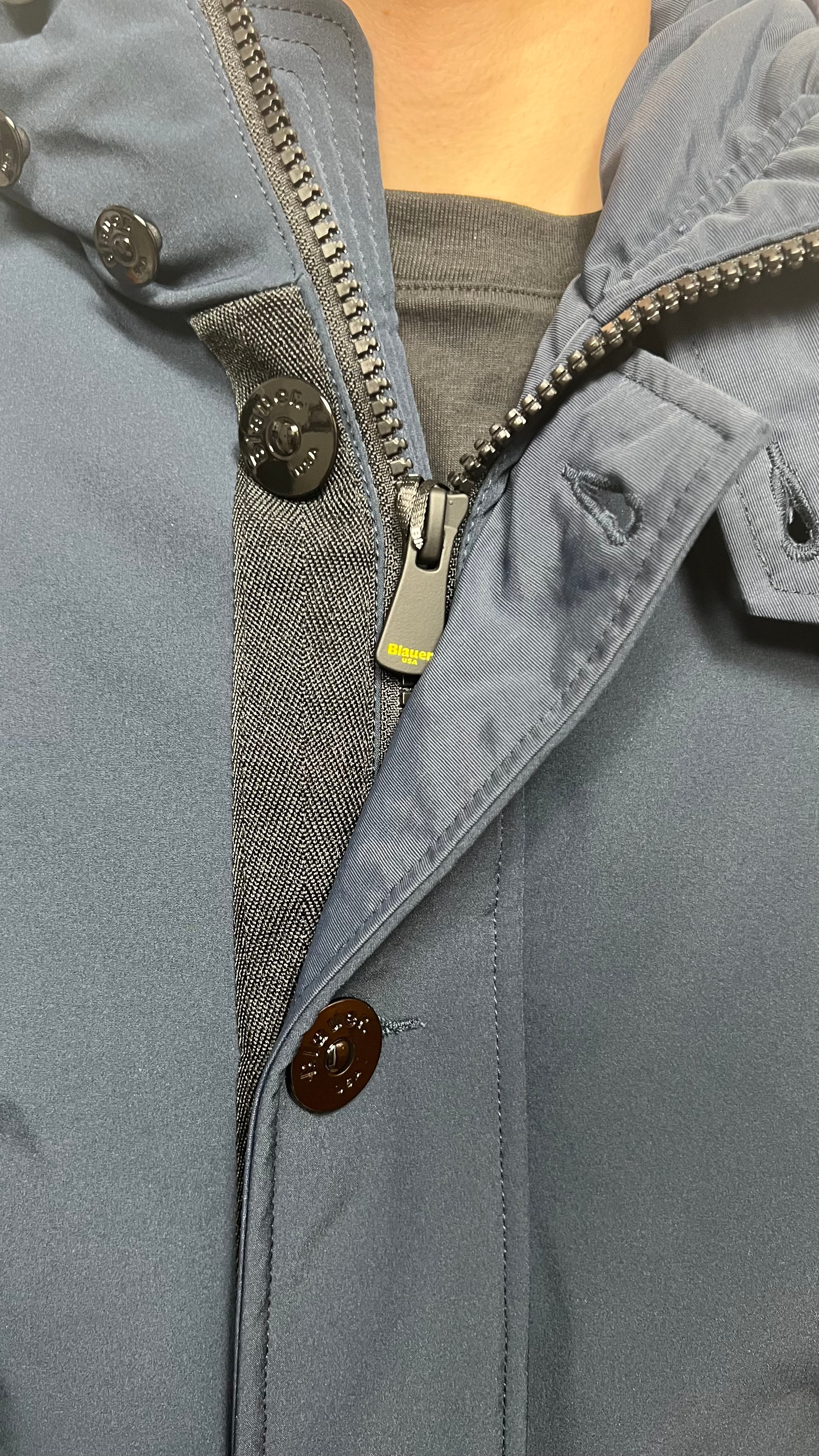 Blauer Giubbino Idrorepellente