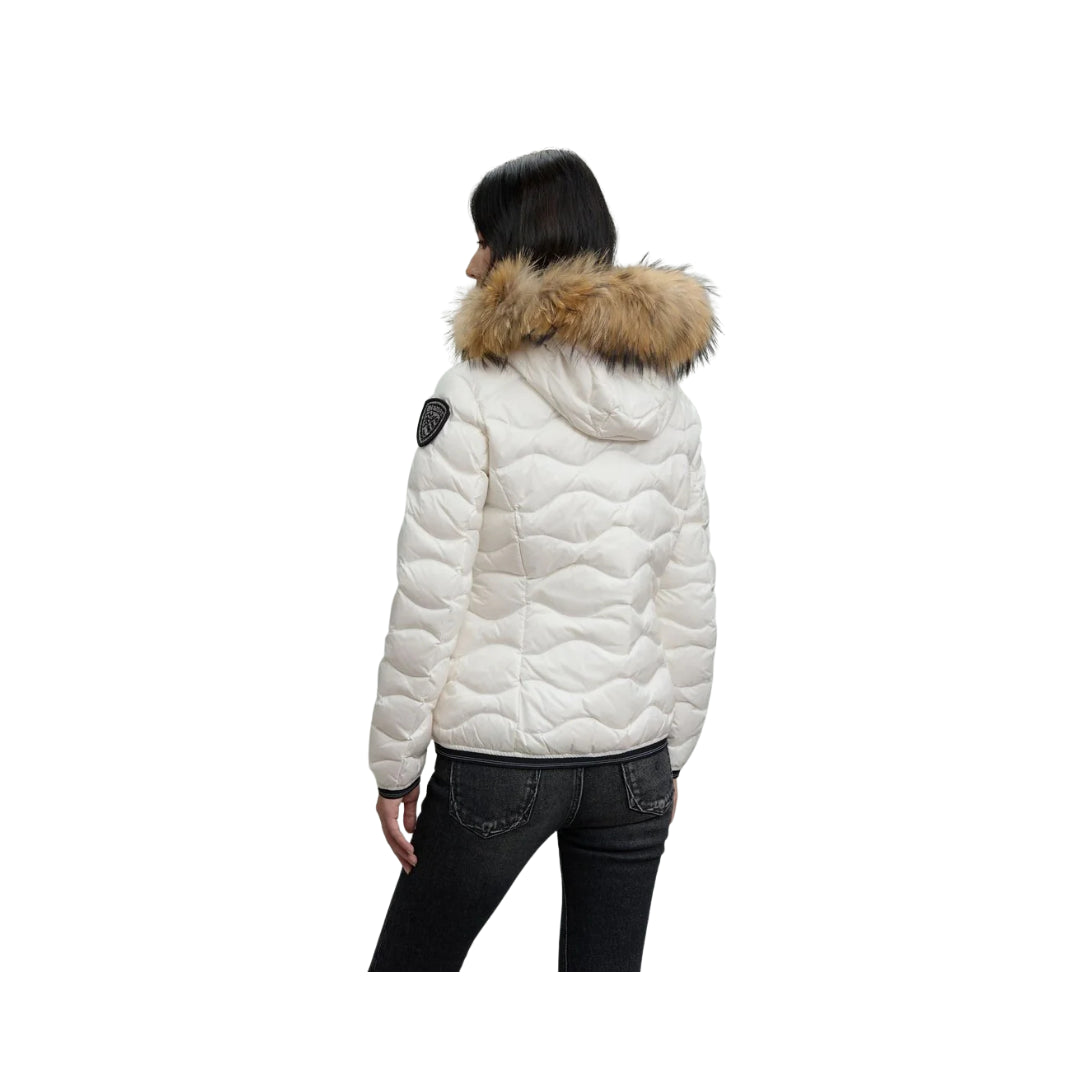 Blauer Piumino Con Bordo In Pelliccia

C03096 006047