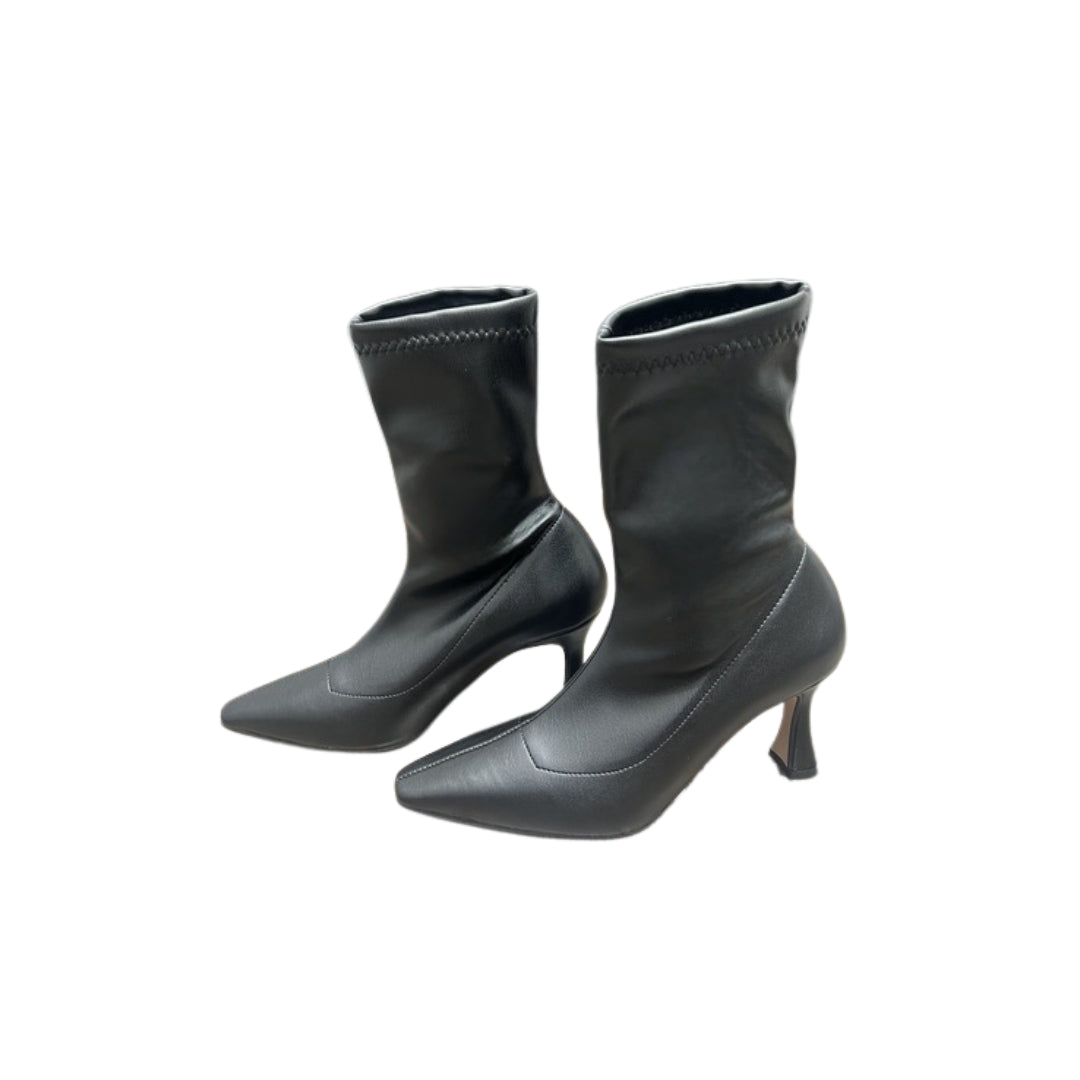 Divine Follie Stivaletto a Calza Nero con Tacco 8 cm

C808