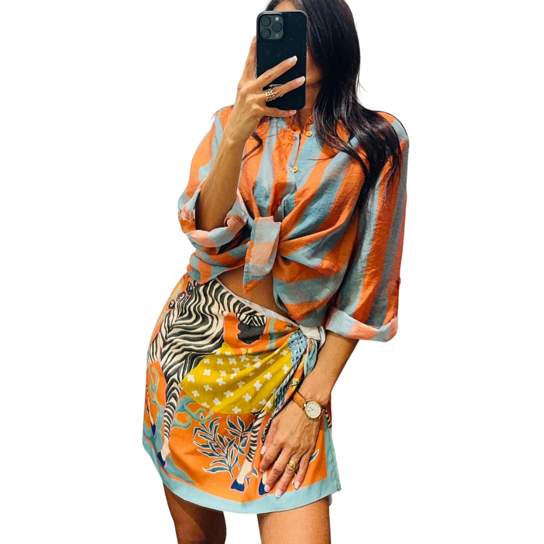 Camicia Rigata Collo Coreano HaveOne

CVS-Q422