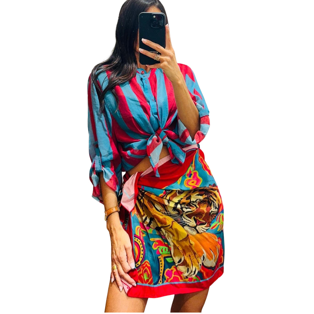 Camicia Rigata Collo Coreano HaveOne

CVS-Q422