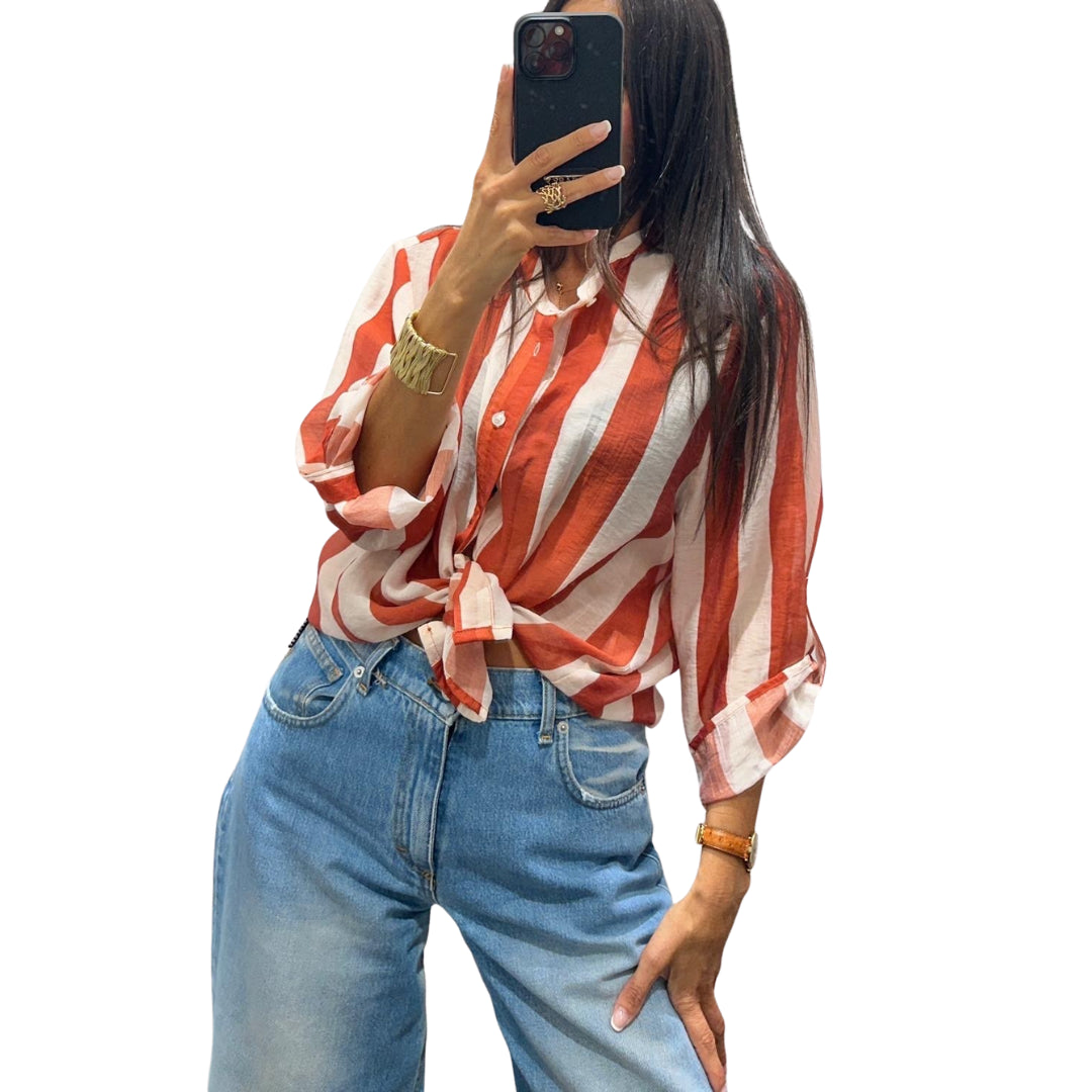 Camicia Rigata Collo Coreano HaveOne

CVS-Q422