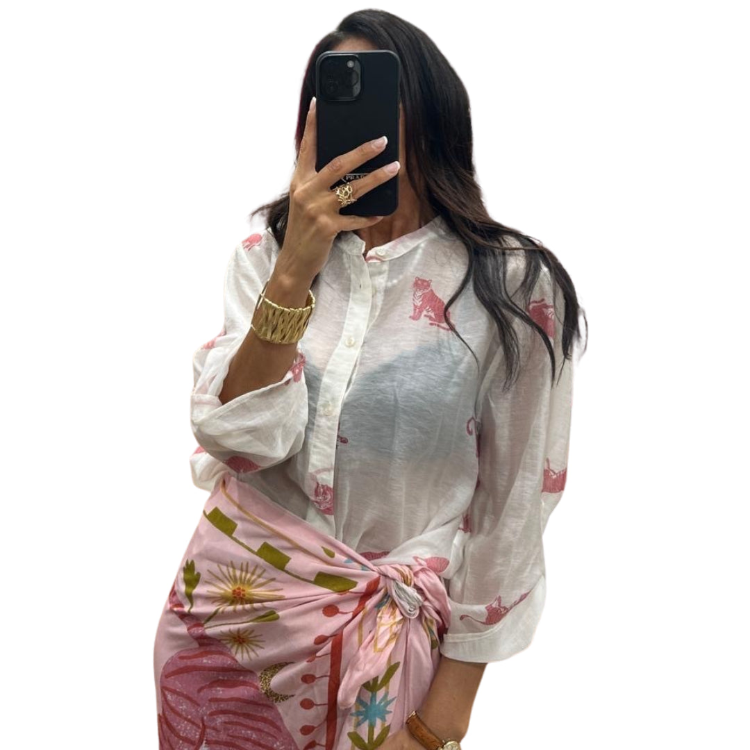 Haveone Camicia Stampa Tigri Rosa
CVS-Q469FANTASIA TIGRE