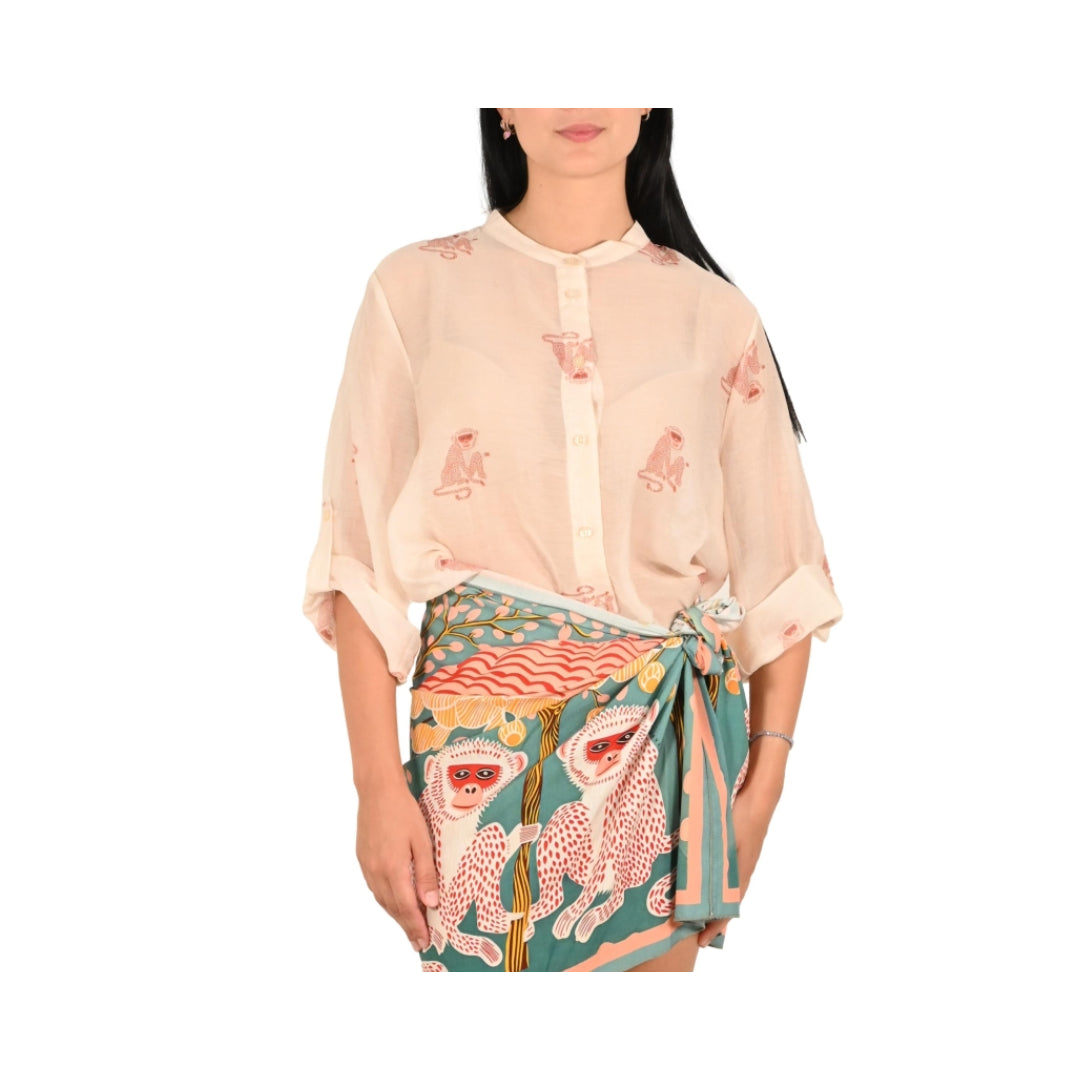 Camicia Over Stampa Scimmietta HaveOne

CVS-Q485