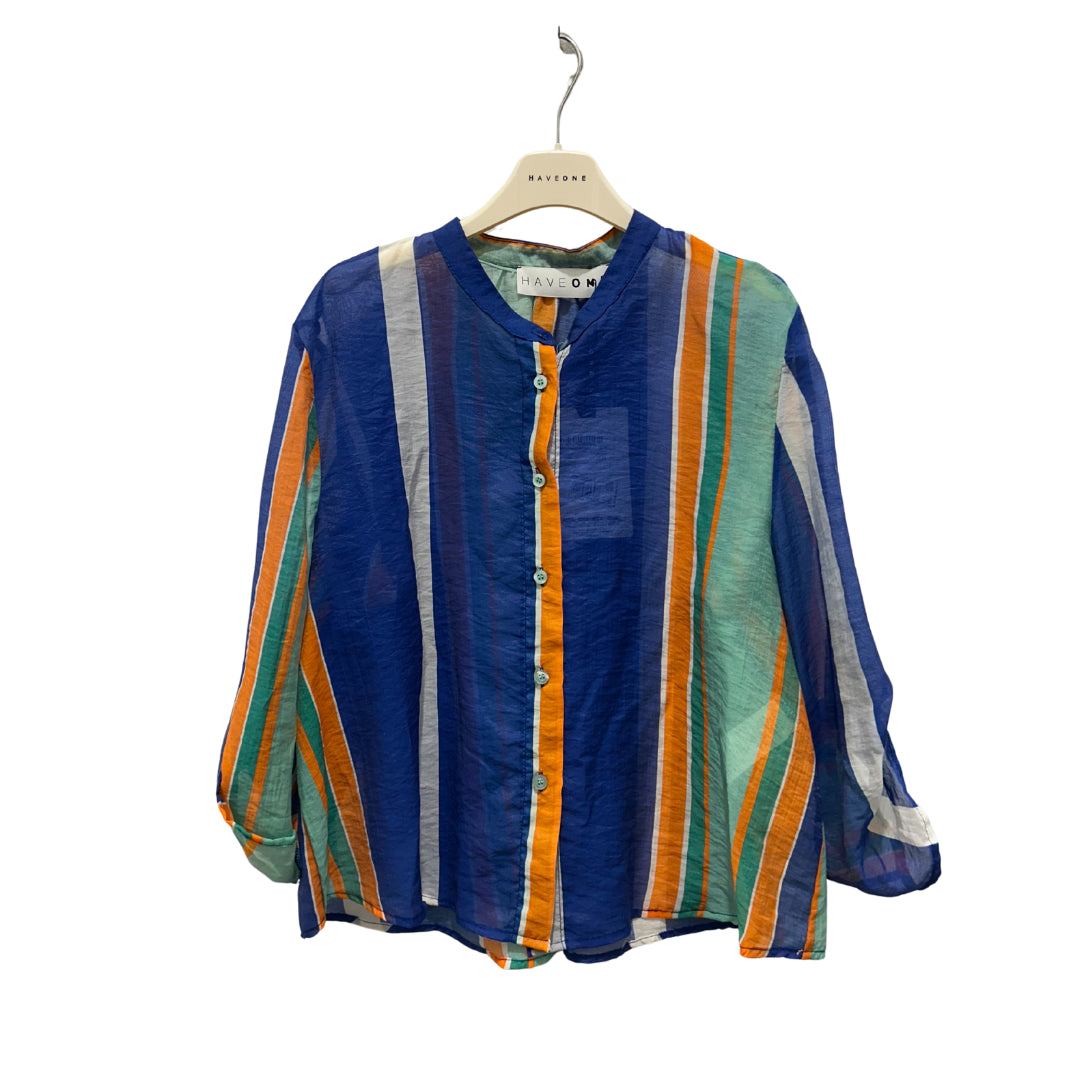 Haveone Camicia Righe Collo Alla Coreana
CVS-Q504TURCHESE/ROYAL