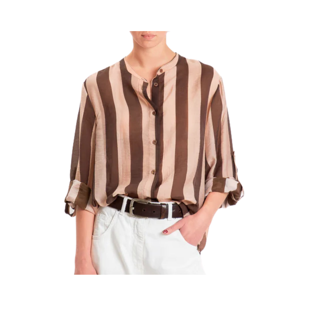 Camicia A Righe In Mussola Di Lyocell HaveOne

CVSQ398