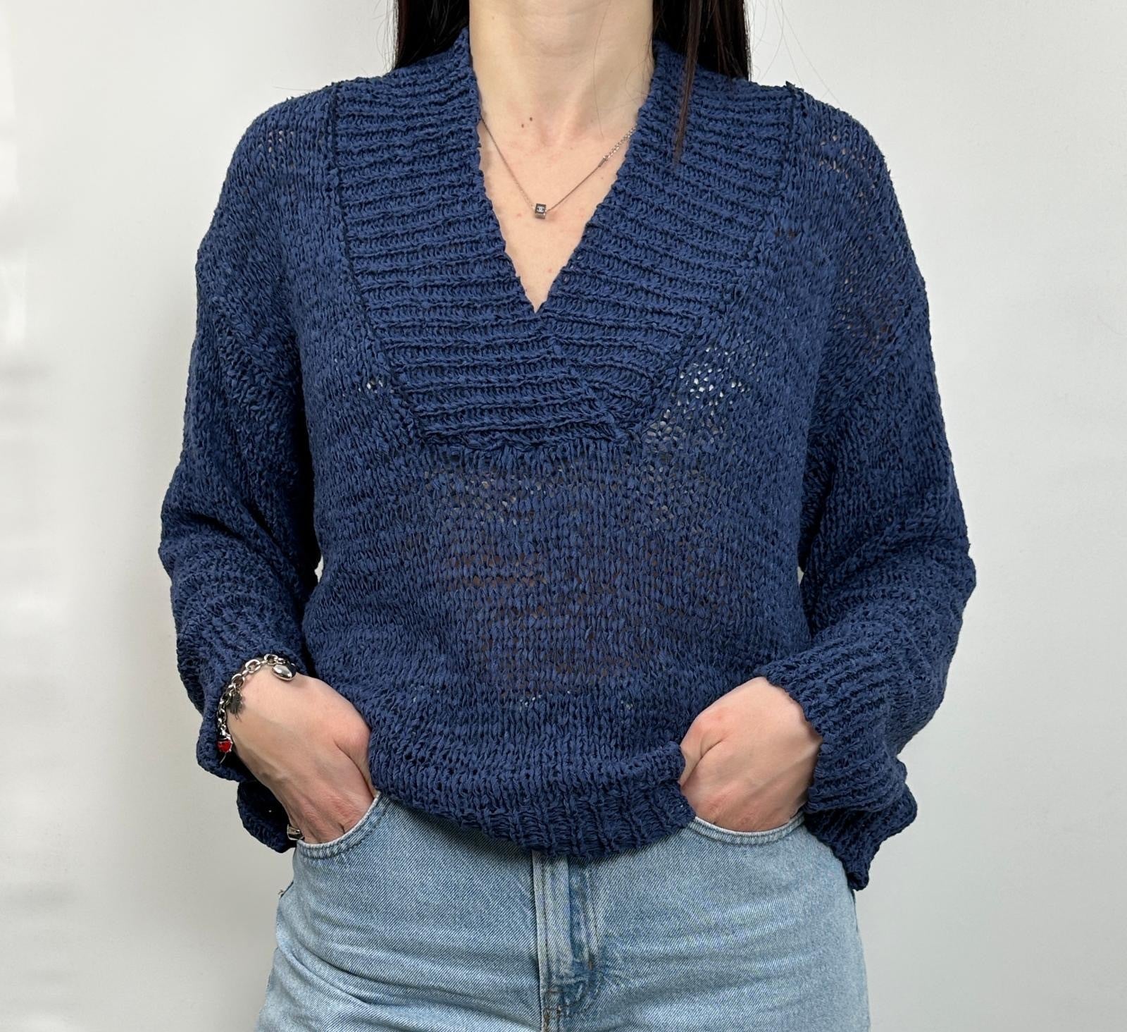 Tensione In Maglia Scollo a V