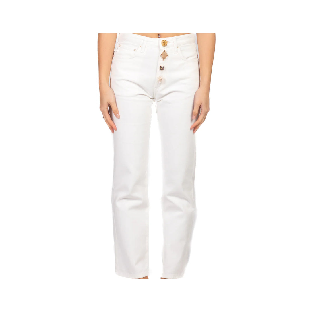Jeans Zoe Crop Bottoni Gioiello VICOLO

DAB5112BIANCO
