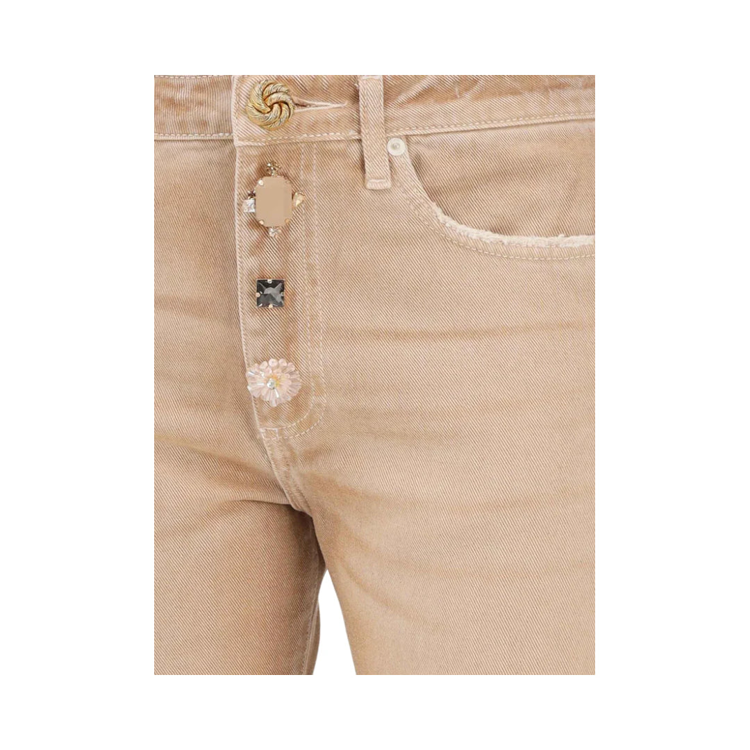 Jeans Zoe Crop Bottoni Gioiello VICOLO

DAB5112BIANCO