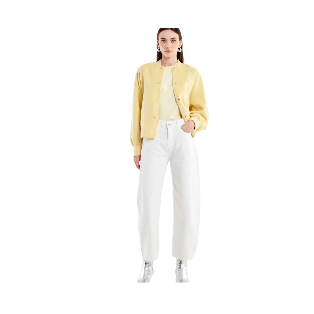 Jeans Chiara Barrel Bianco VICOLO

DAB5150BIANCO