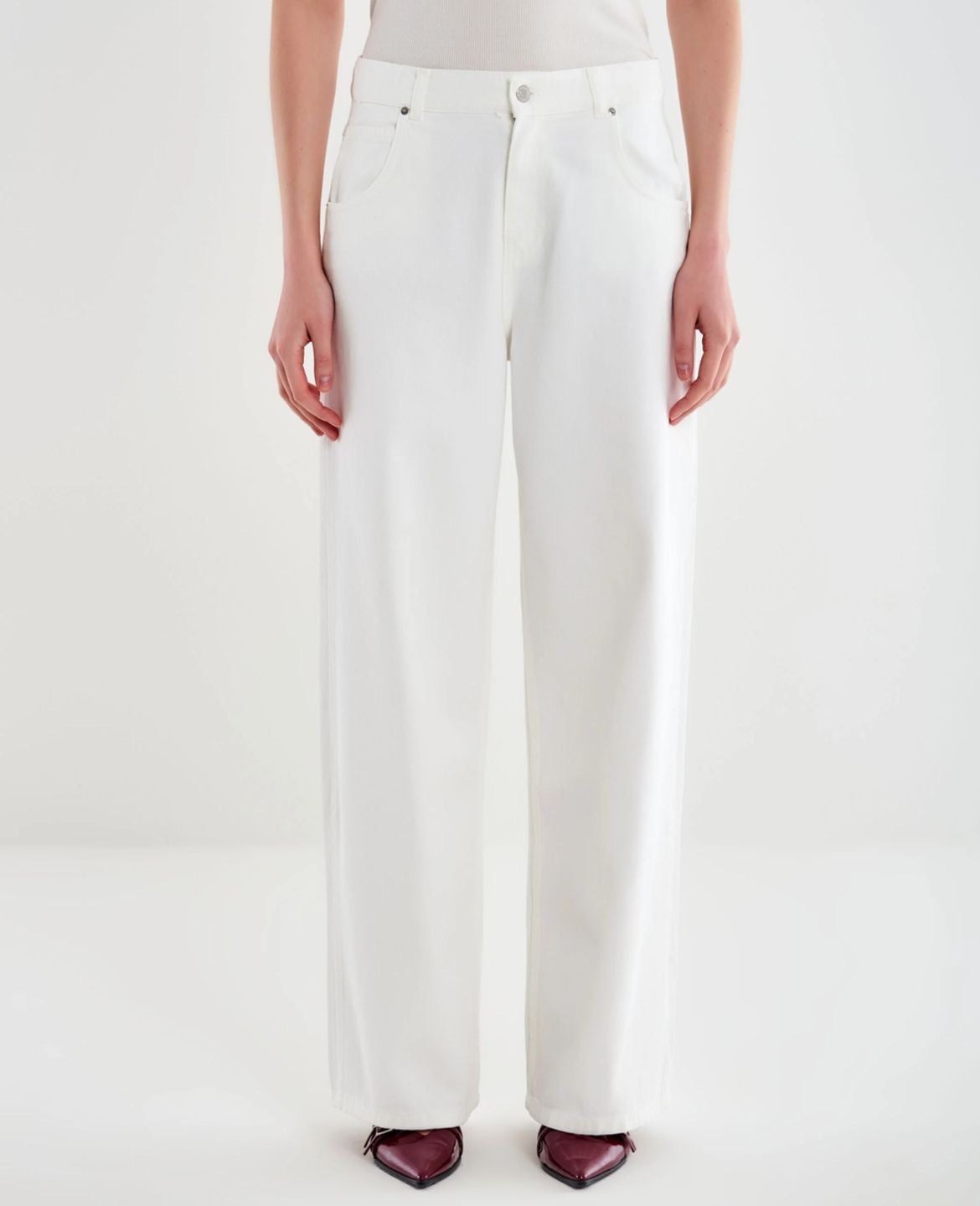 Vicolo Jeans Mia Bianco Relaxed