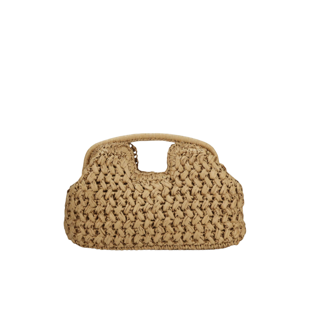 Mela D'Oro Borsa In Rafia 
FB45121NATURALE