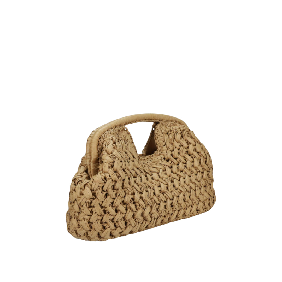 Mela D'Oro Borsa In Rafia 
FB45121NATURALE