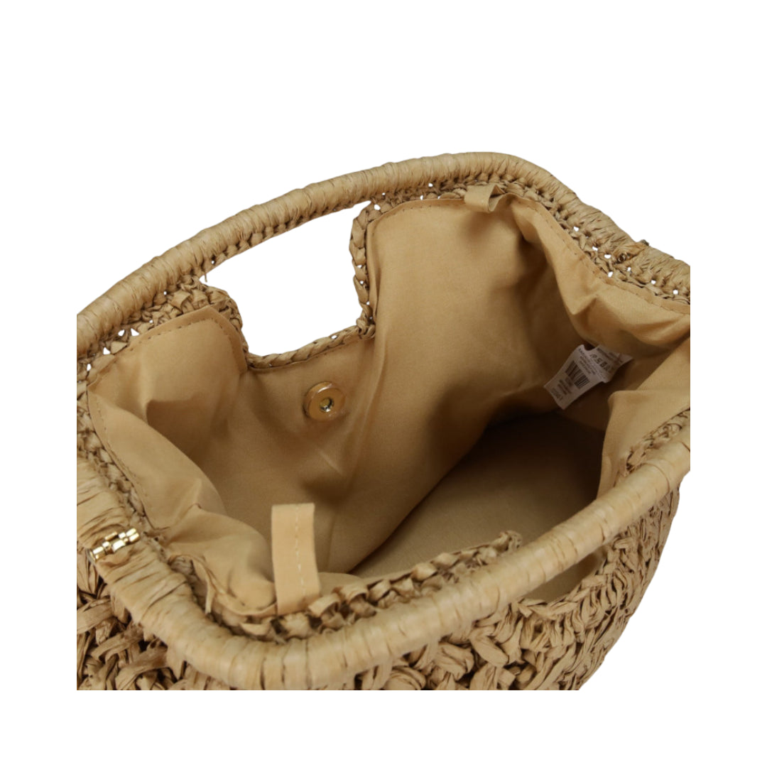 Mela D'Oro Borsa In Rafia 
FB45121NATURALE