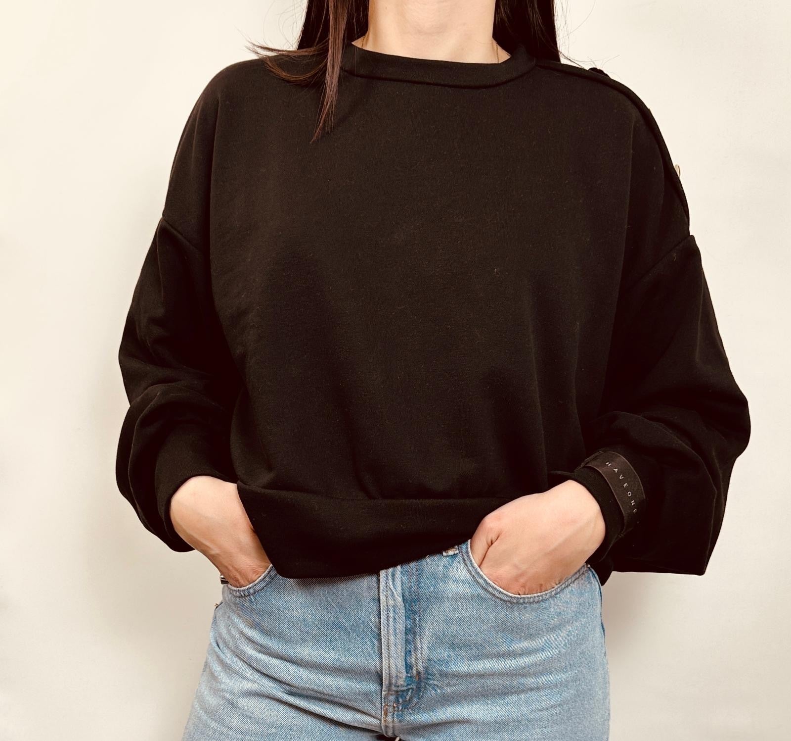 Haveone Felpa a Girocollo