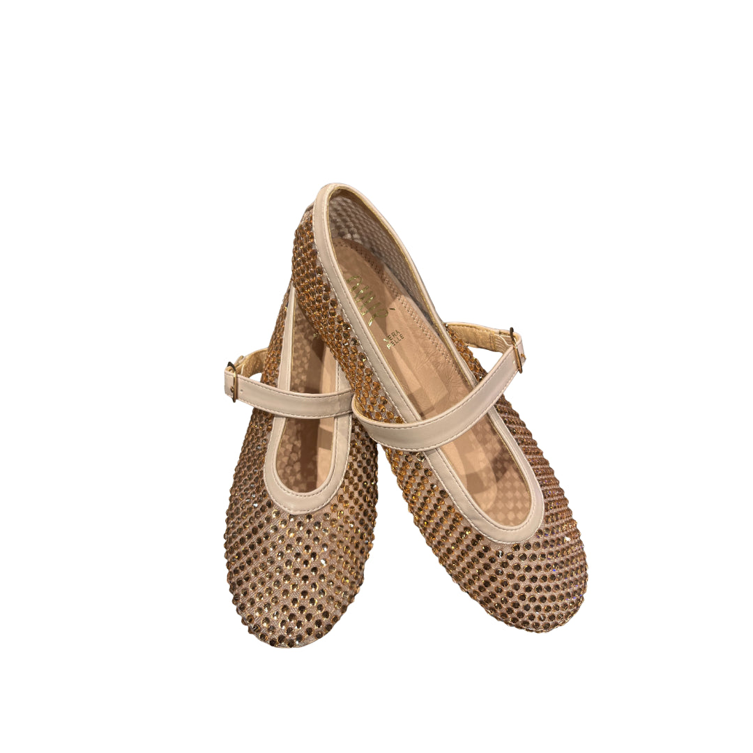 Ovyè Ballerina Con Punti Luce e Cinturino In Vera Pelle 
GD398
