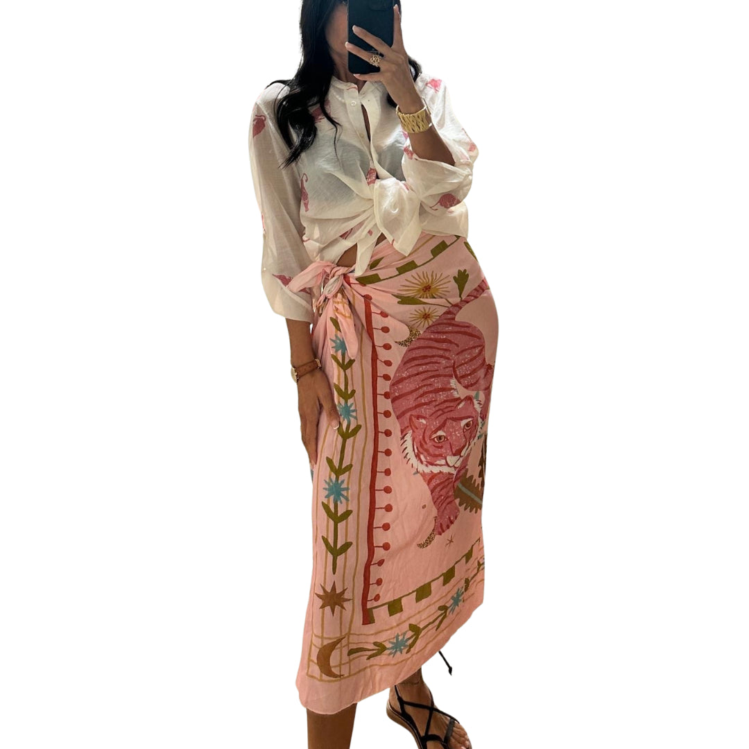 Haveone Gonna Pareo Lunga Stampa Tigre
GVS-Q229FANTASIA
