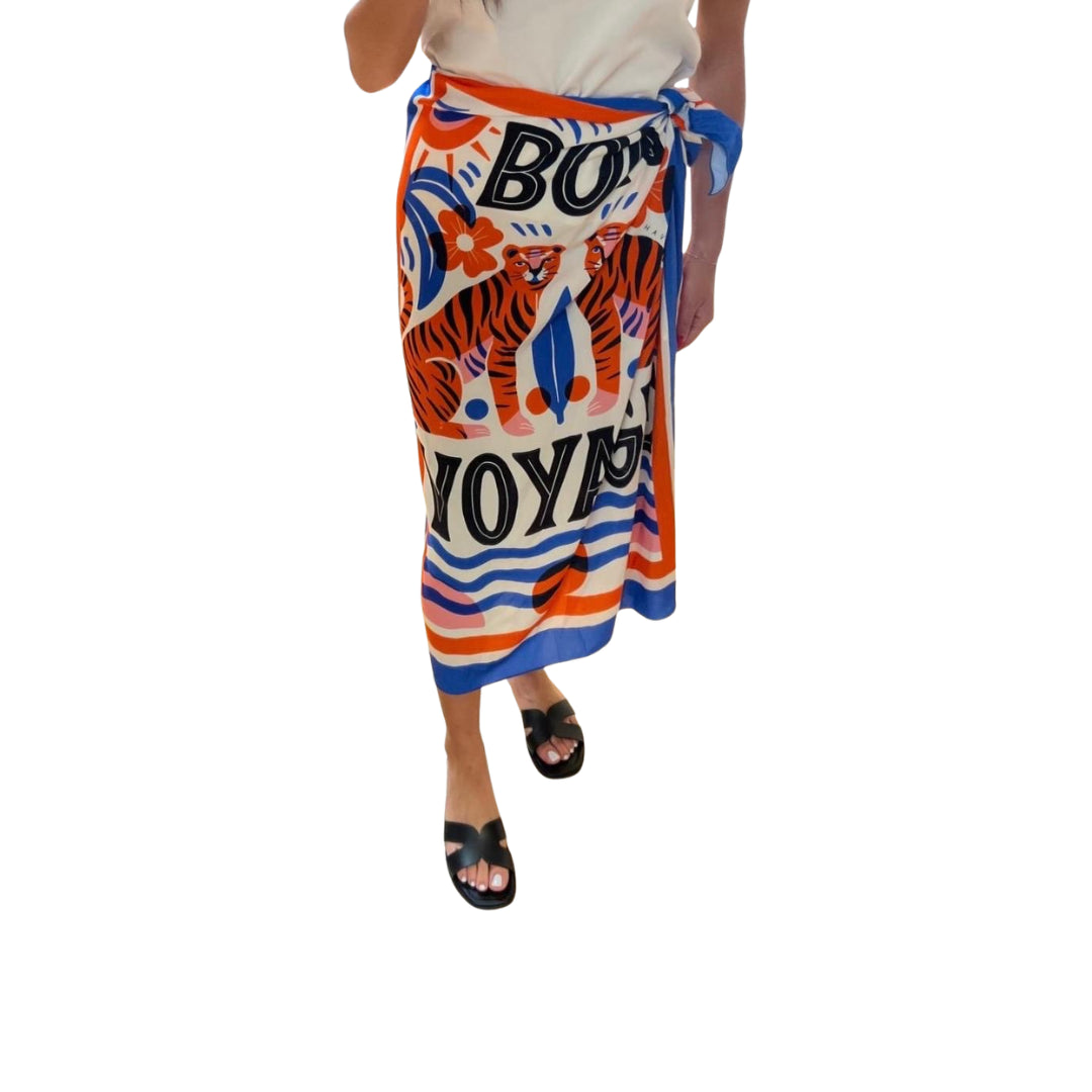 Haveone Gonna Lunga Pareo Tigre 
GVS-Q237ROYAL