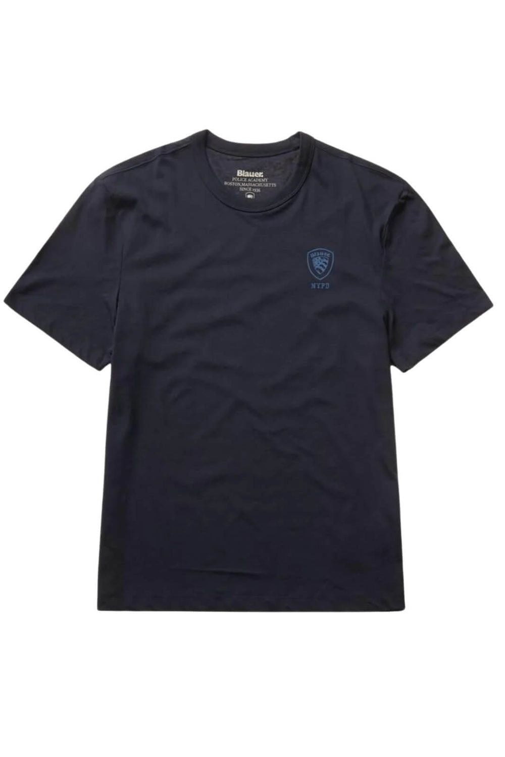 Blauer T-Shirt Con Logo