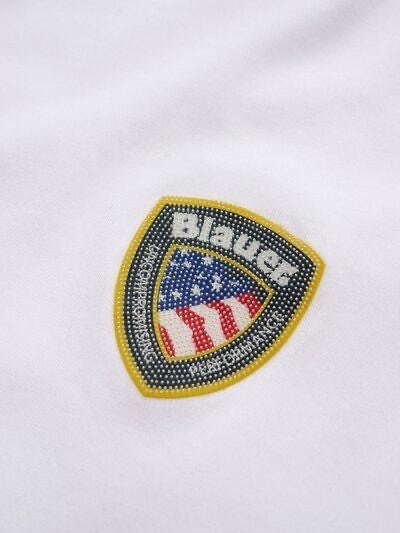 Blauer T-Shirt Logo Gommatofaxon