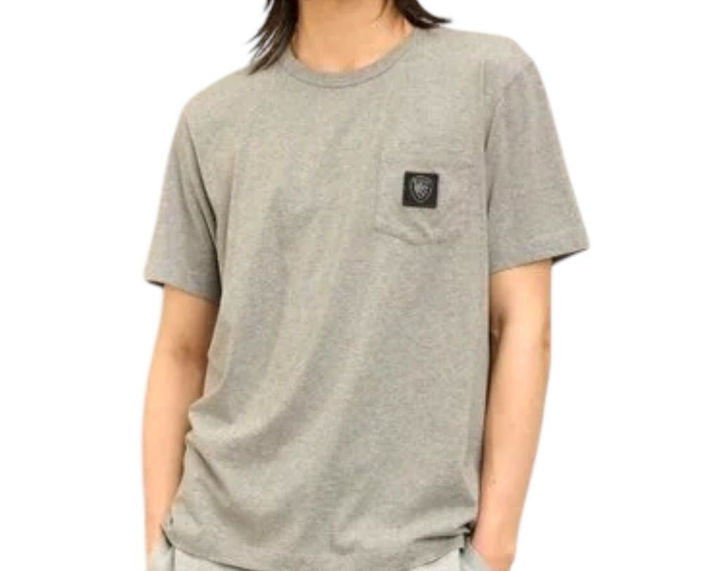 Blauer T-Shirt Melange Crowell