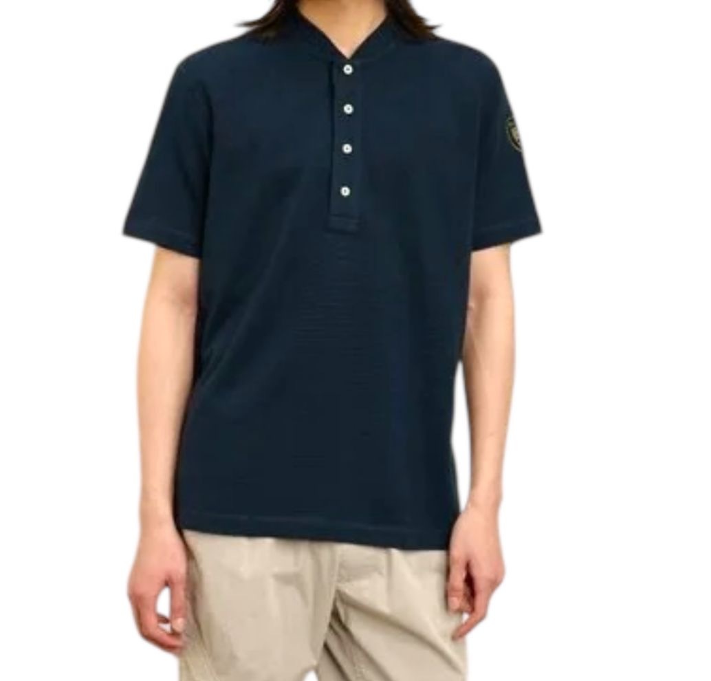 Blauer T-Shirt Serafino Harbor