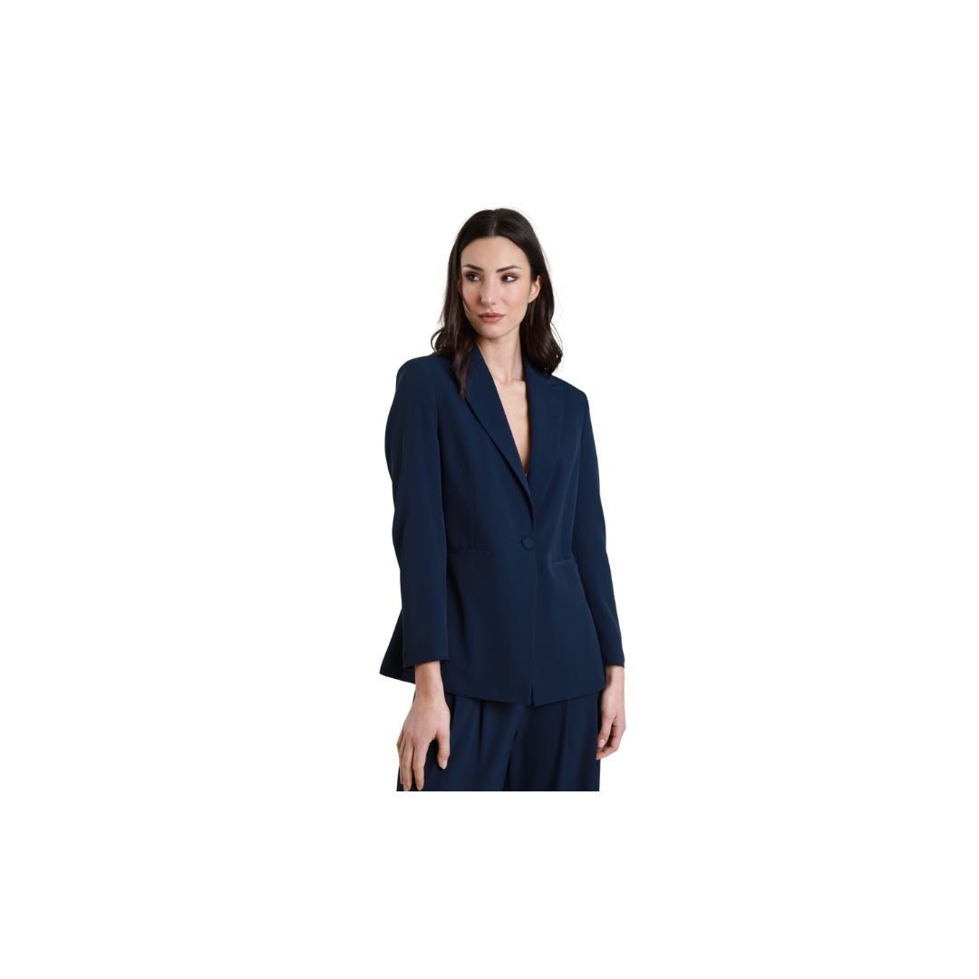Susy Mix Giacca Sfiancata Mono Bottone Con Rever Classico
J132U136