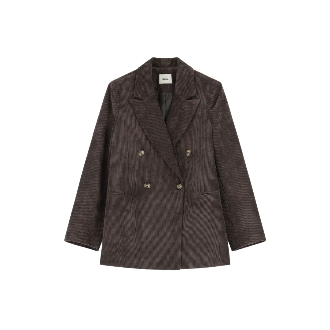 Dixie Blazer Doppiopetto Velluto Coste Tasche Frontali

J845Y047