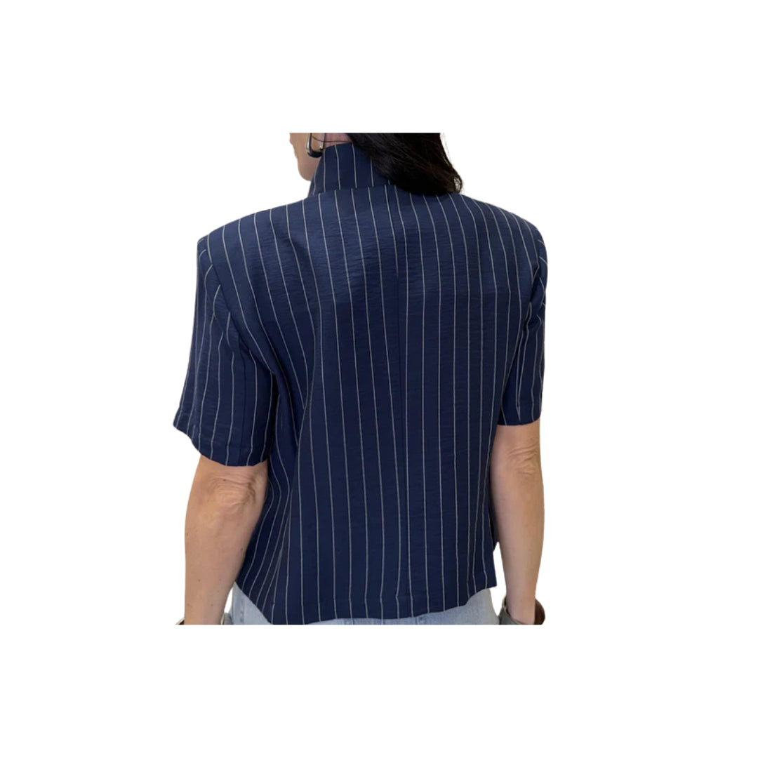 Blazer Mezza Manica Con Collo Coreano Haveone

JMN-Q115
