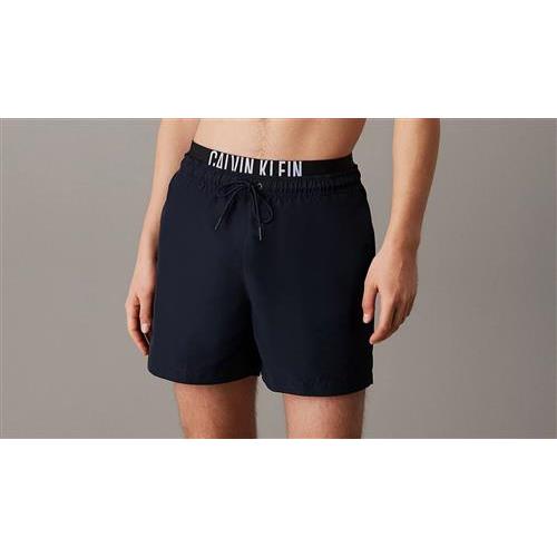 Calvin Klein Costume Da Bagno Corti Con Fascia In Vita Doppia