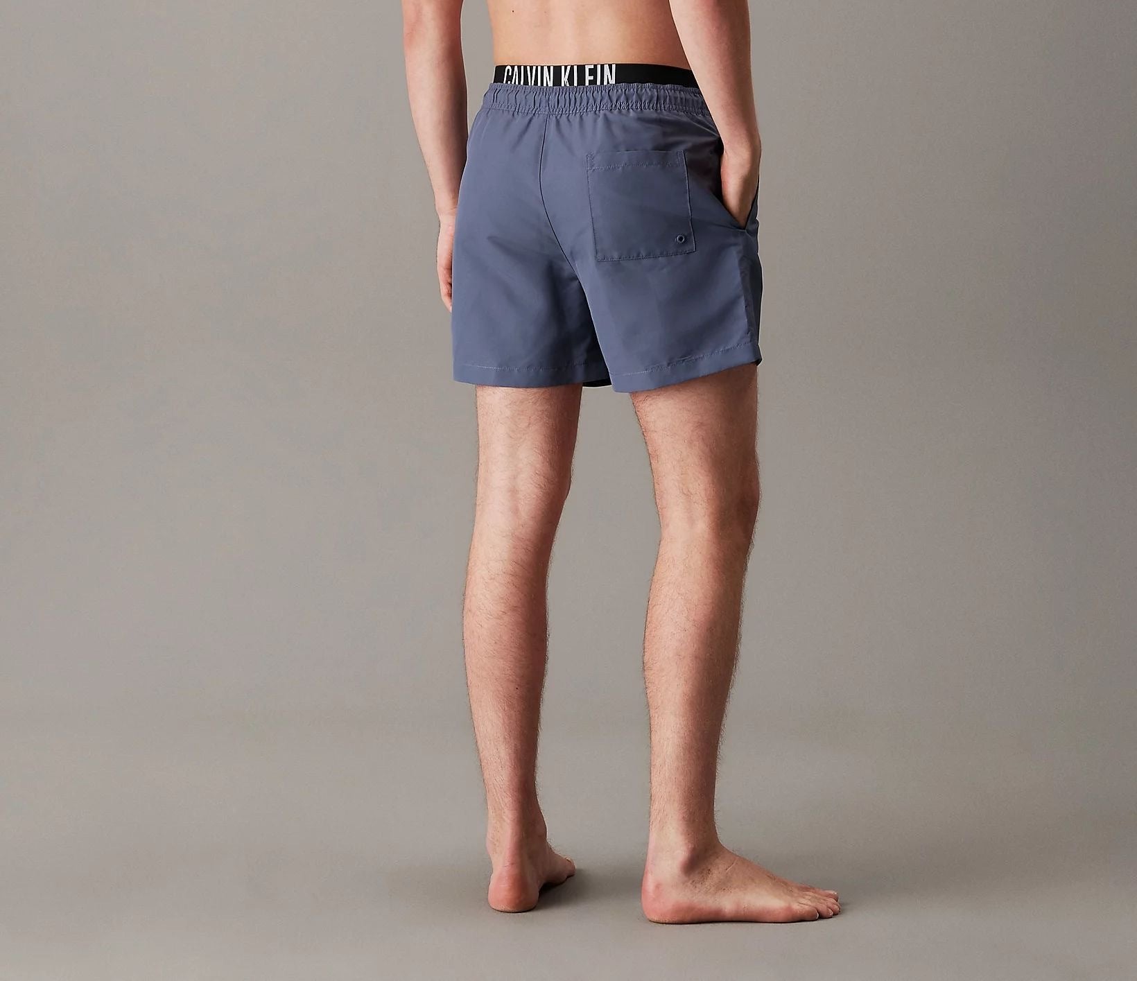 Calvin Klein Costume Da Bagno Corti Con Fascia In Vita Doppia