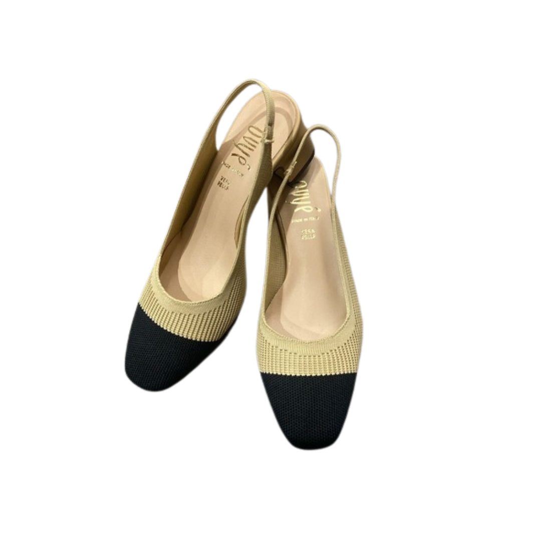 Ovyè Slingback In Maglia Knit A Coste Tacco Largo 
LF5710012