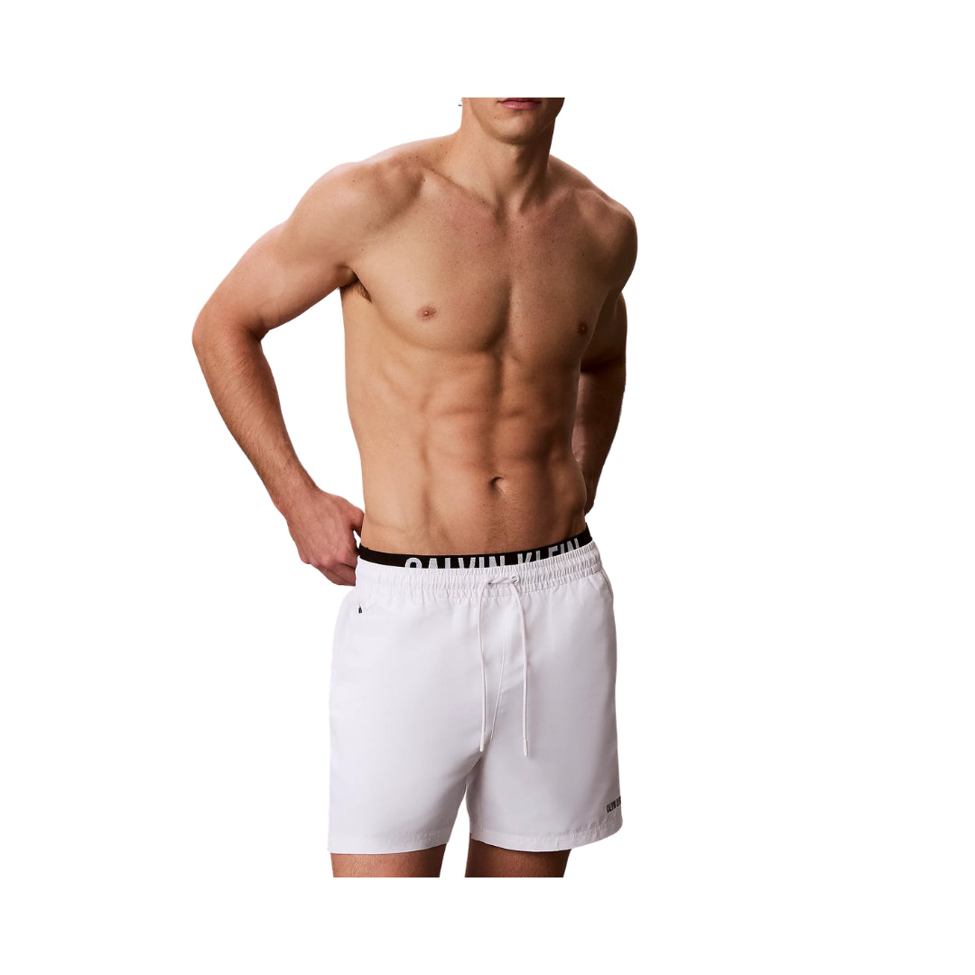 Pantaloncini Da Bagno Corti Con Fascia In Vita Doppia Calvin Klein

LV00N61015100
