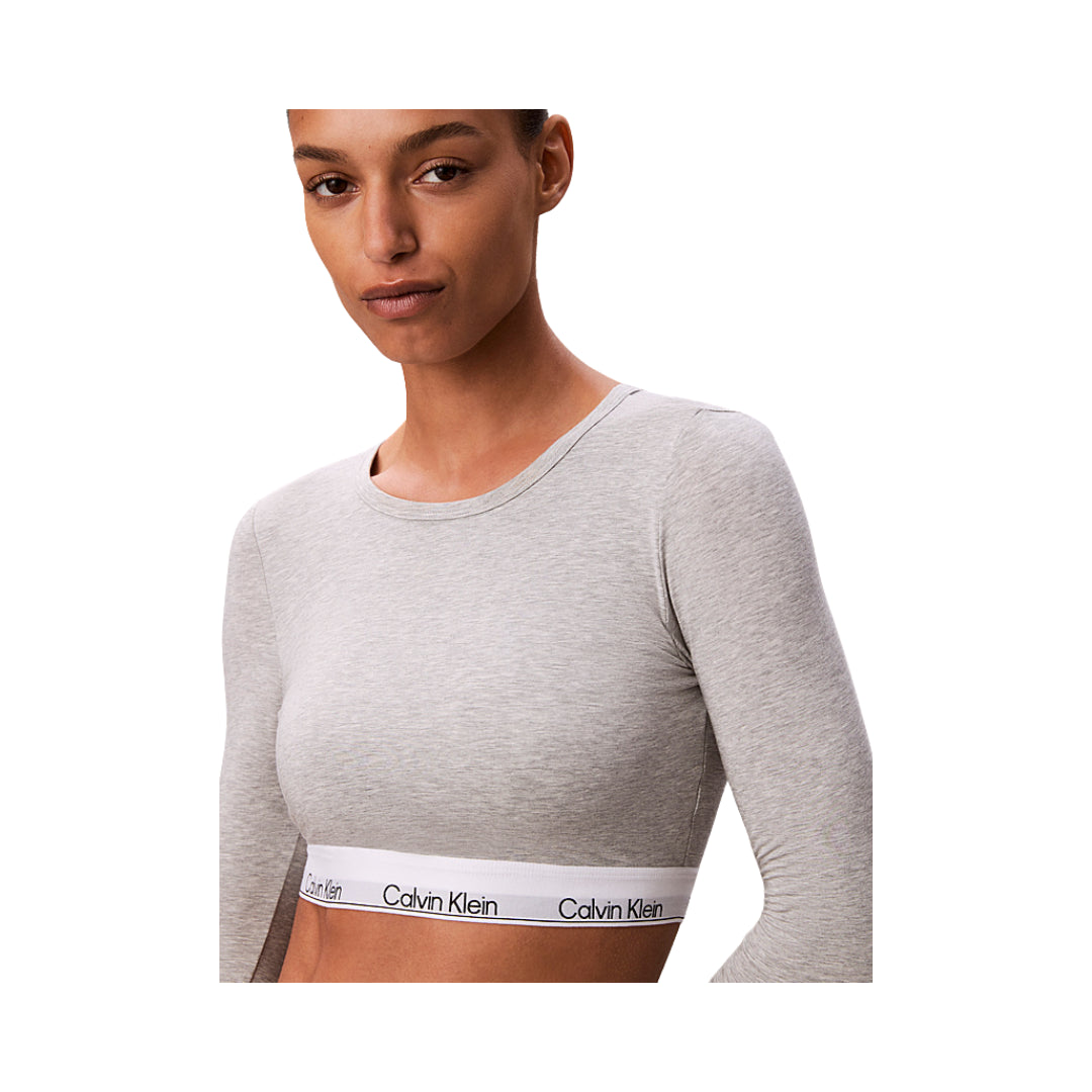 Calvin Klein T-shirt a Maniche Lunghe - Icon Cotton Modal

LV00QF8600