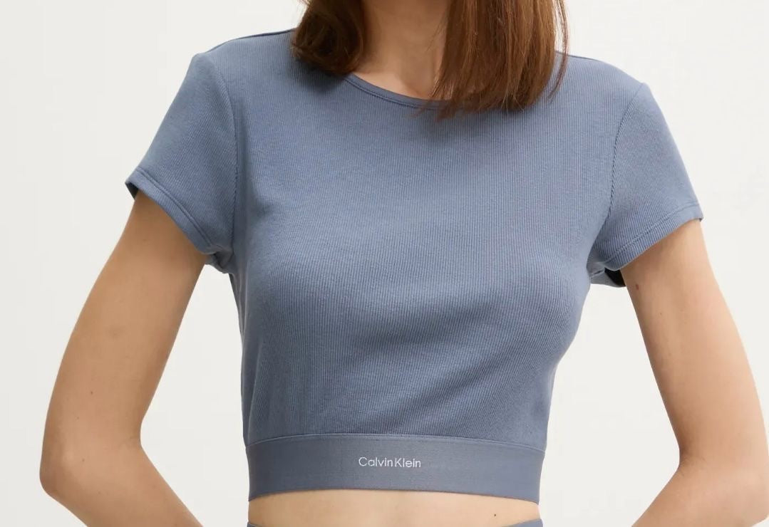 Calvin Klein T-Shirt Lounge Corta  Cotton Stretch Rib