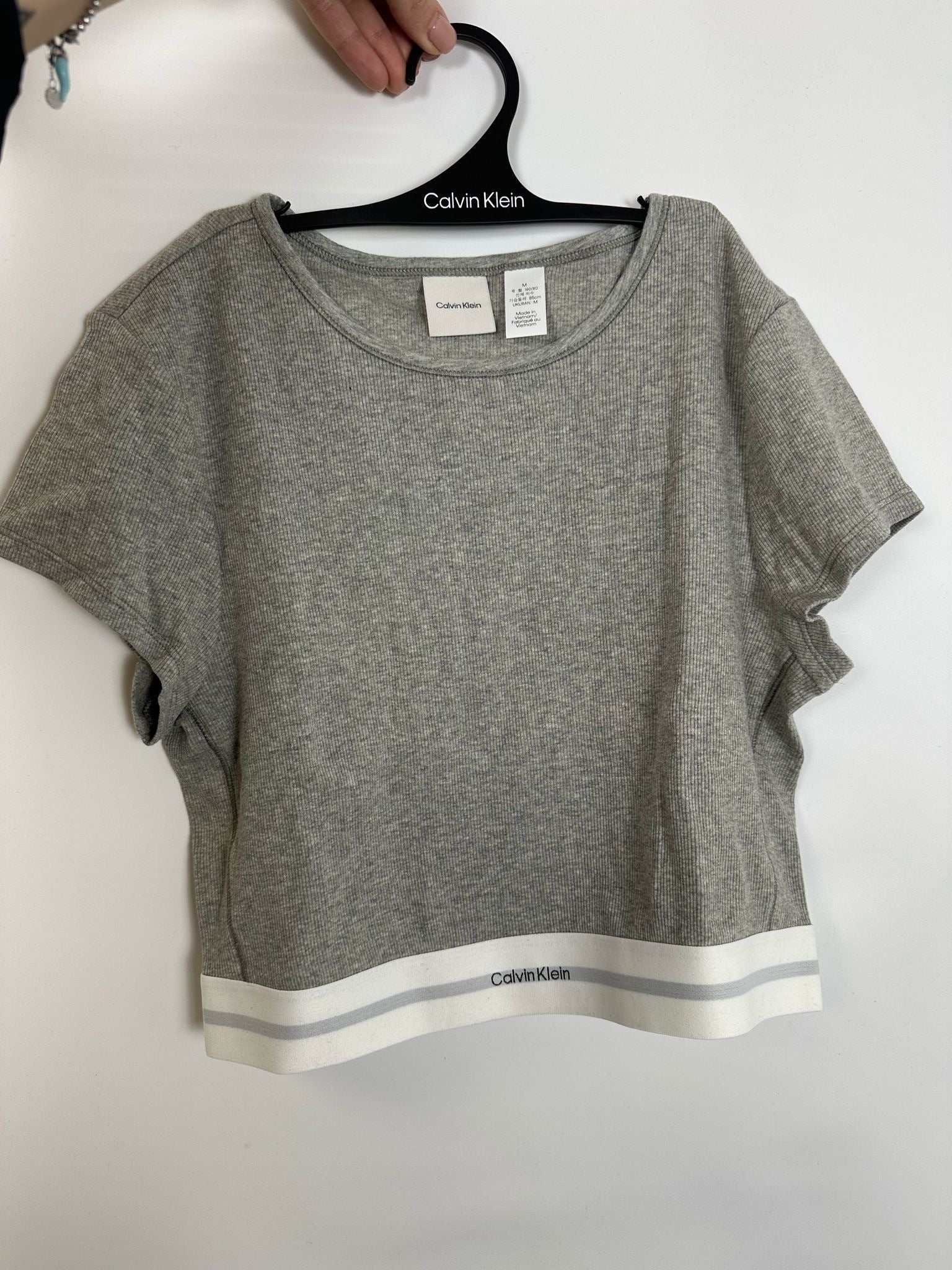 Calvin Klein T-Shirt Lounge Corta  Cotton Stretch Rib