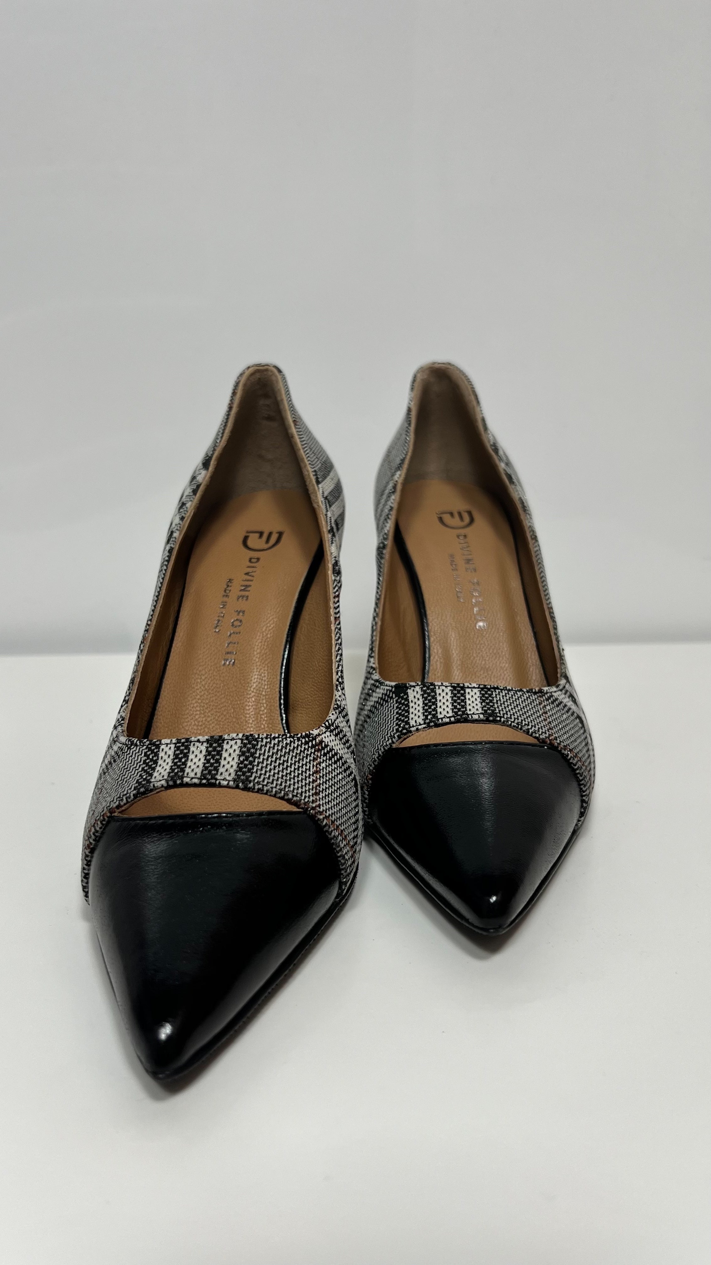 Divine Follie DéColleté Scozzese Moro Con Punta Lucida