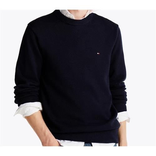 Tommy Hilfiger Pullover Relaxed Fit Con Bandierina Ricamata