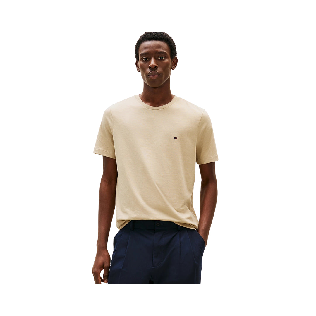 Tommy Hilfiger T-shirt Con Bandierina Ricamata