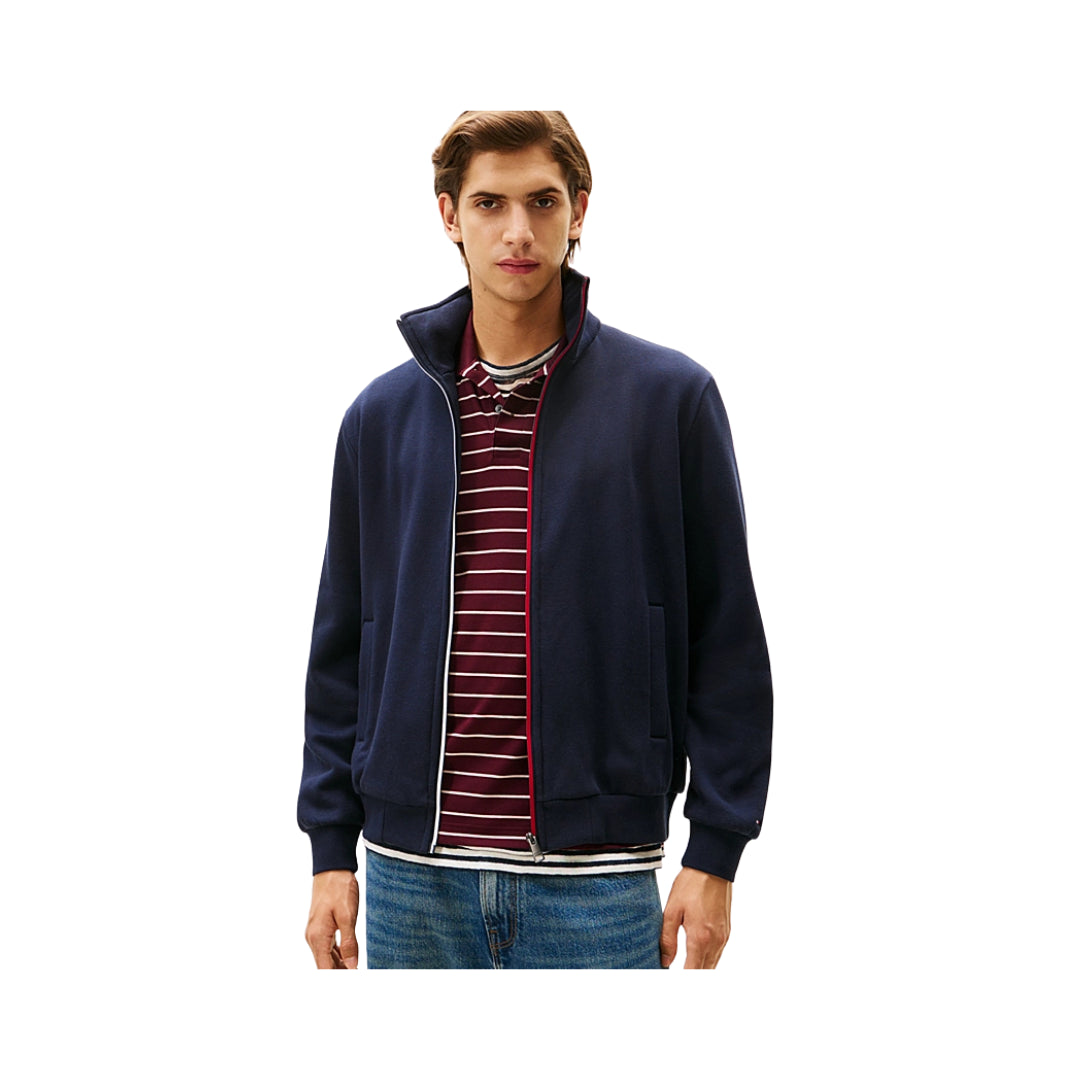 Tommy Hilfiger Pullover Con Zip Integrale e Nastro Iconico

MW0MW40481