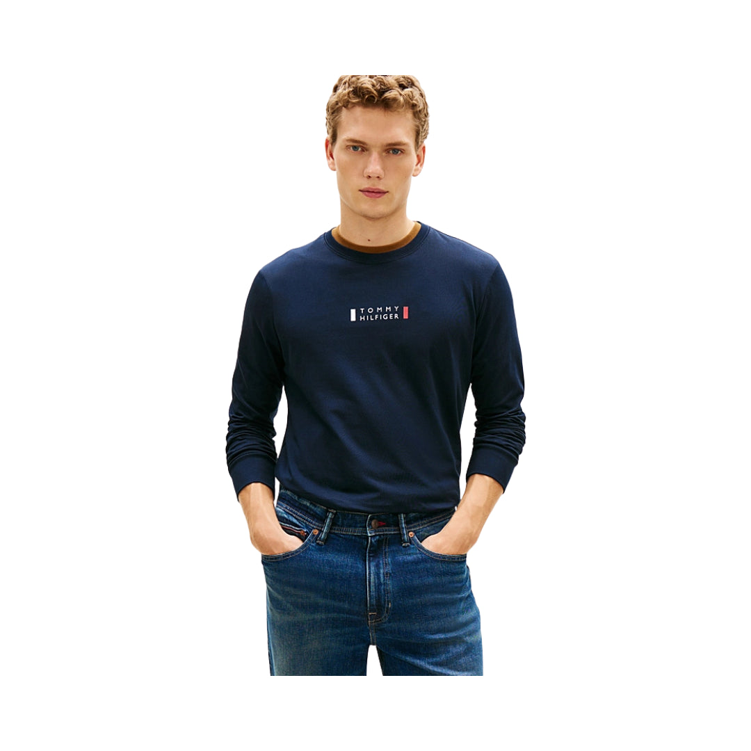 Tommy Hilfiger T-shirt a Maniche Lunghe in Jersey Con Logo

MW0MW41454