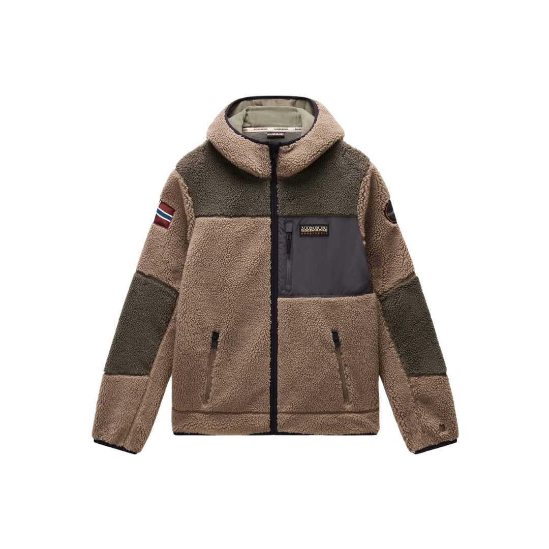 Napapijri Felpa in Pile con Cappuccio e Zip Yupik

NP0A4GNS